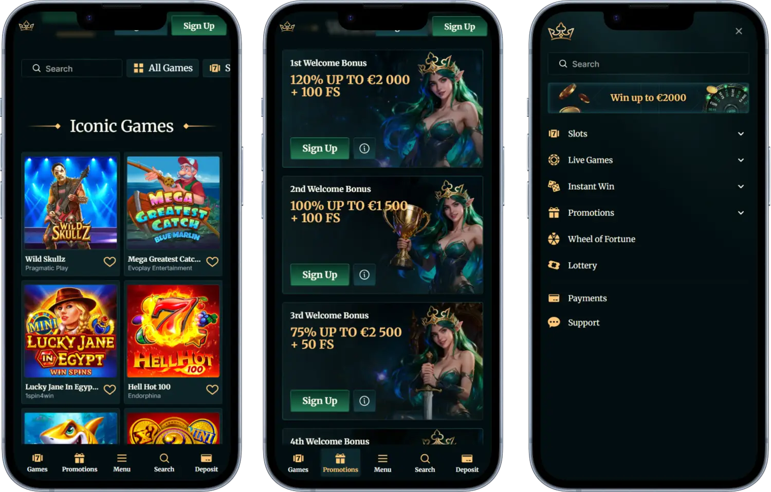 FairCrown Casino on Mobile